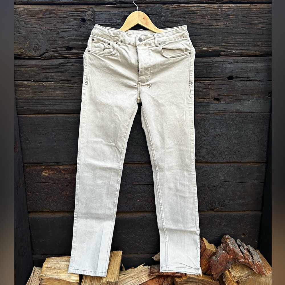 KSUBI denim cream colors jeans 30”x32”